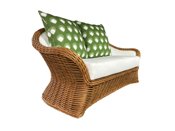 AVAILABLE NOW: Ficks Reed loveseat