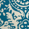 OC41 Ethnic turquoise organic cotton pillow cover